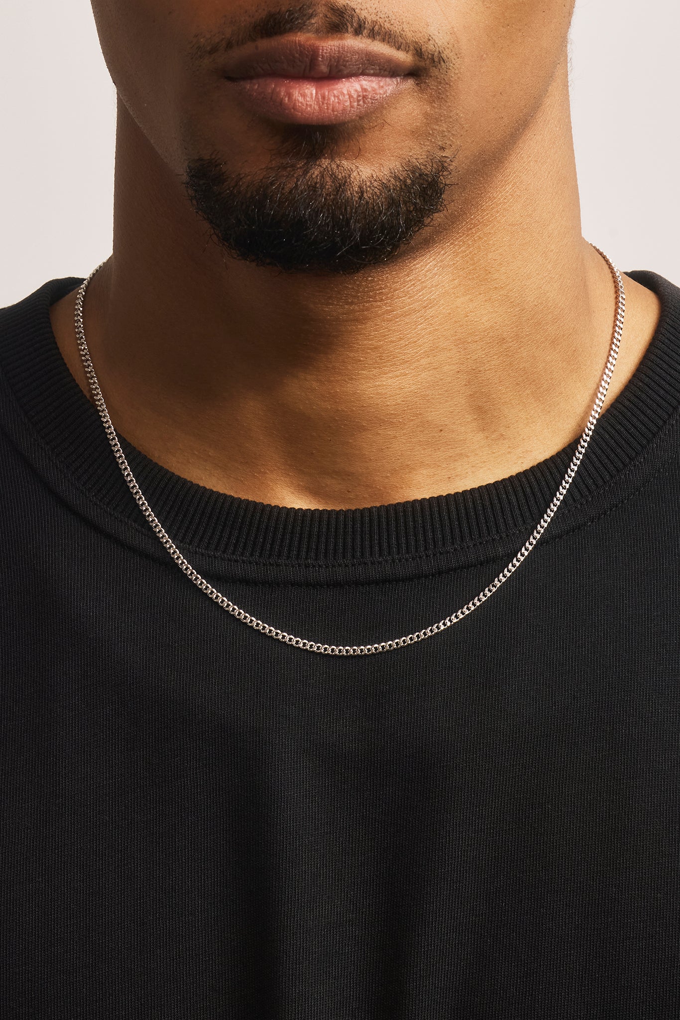 Micro Cuban Chain - 2.5mm - White